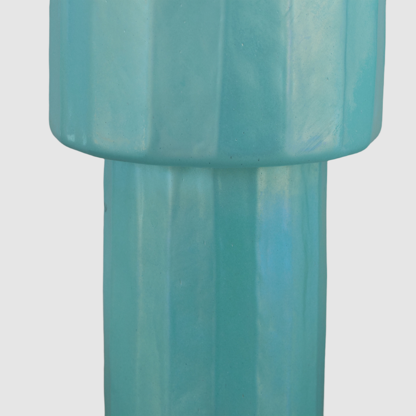 Aqua Column Vase