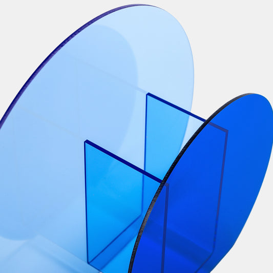 Acrylic Harmony in Circles Sculpture – 19cm - VASCAPE