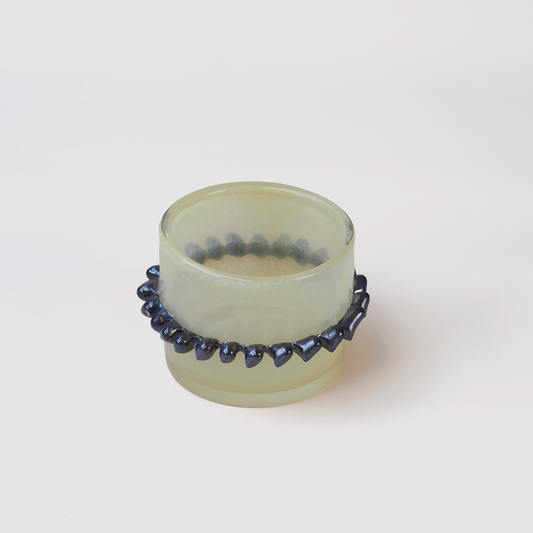 Handblown Glass Lunar Edge Vase – 9cm - VASCAPE