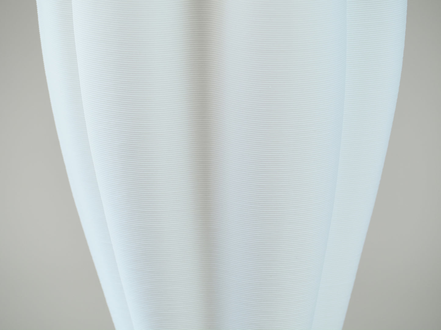 White 3D-Printed Petal Crest Vase