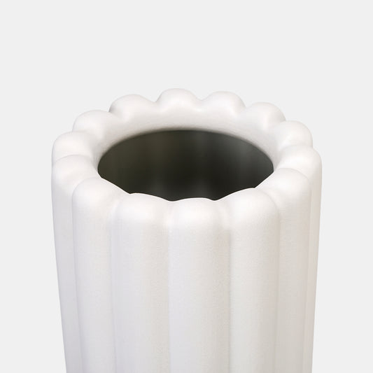 Ribbed Ceramic Boheme Vase – 20cm - VASCAPE