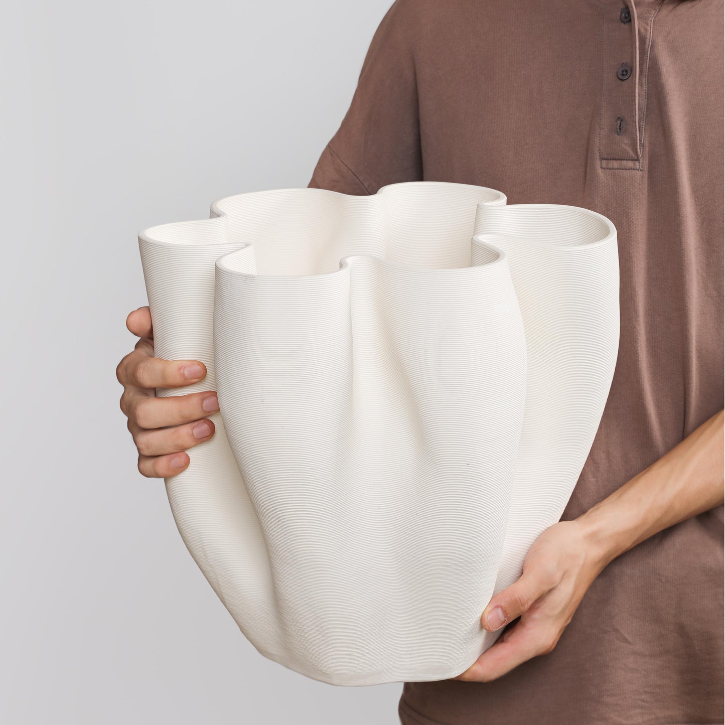 3D-Printed Ceramic Boheme Vase – 32cm