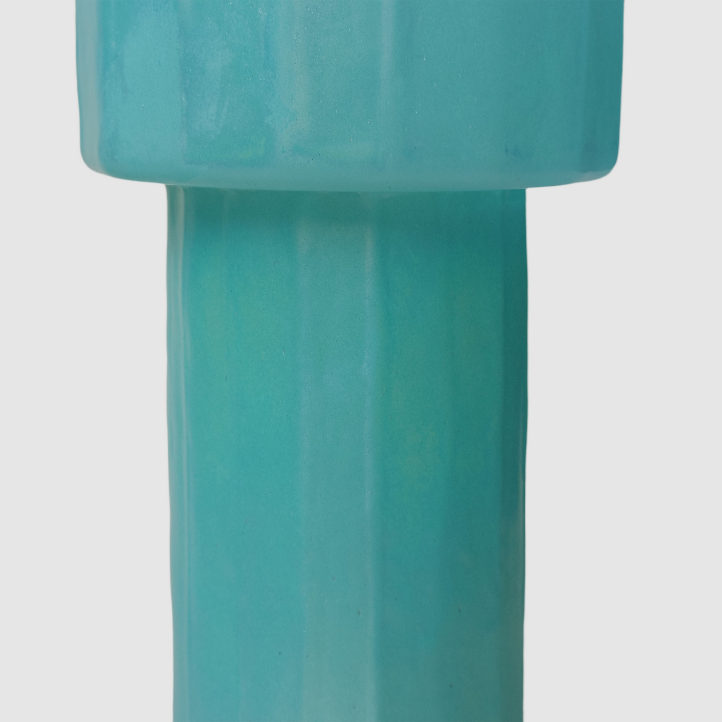 Aqua Column Vase