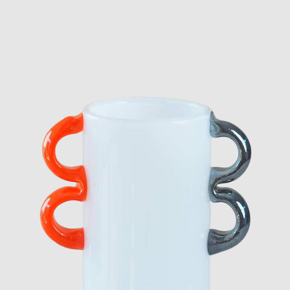 Handblown Glass Waveform Vase – 27cm - VASCAPE