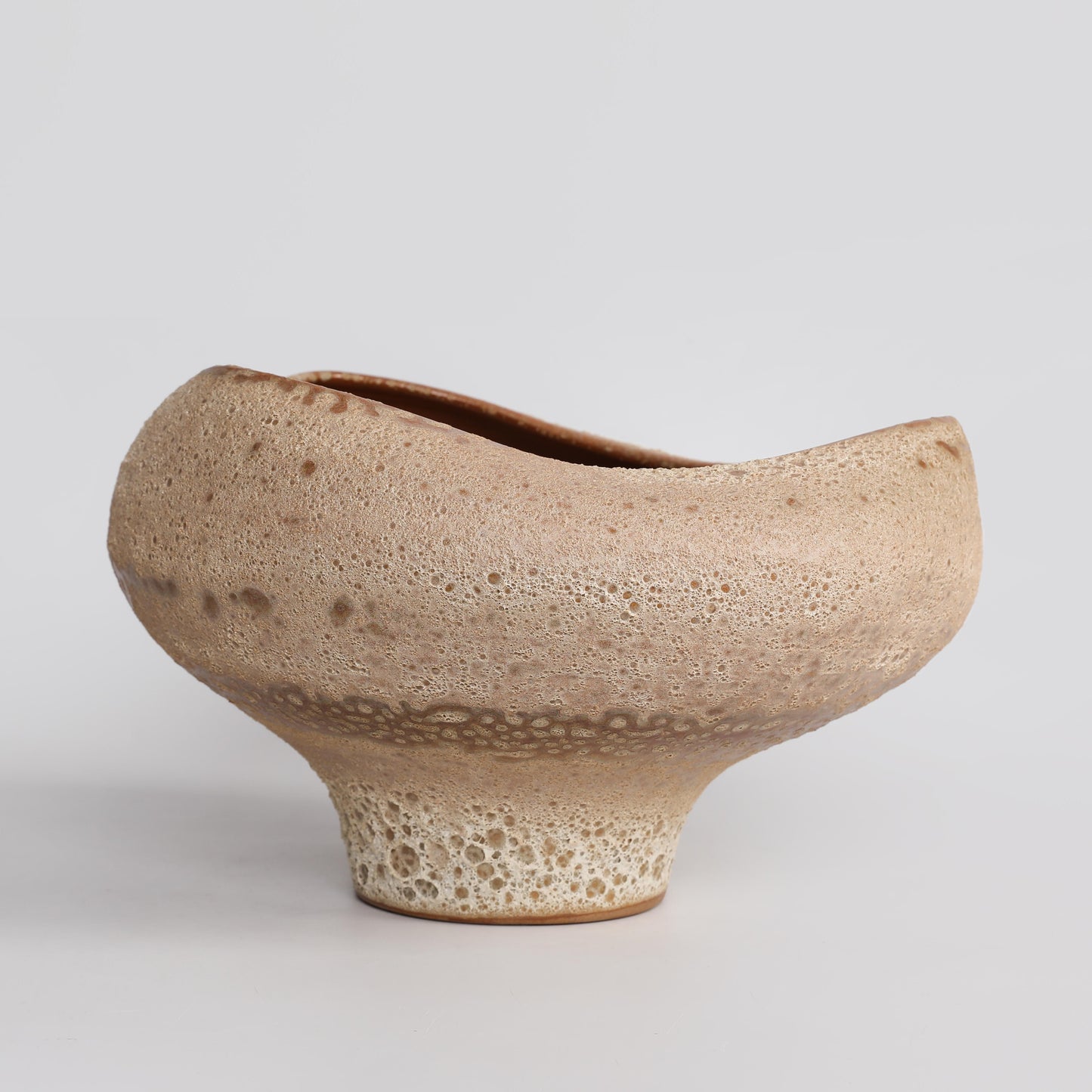 Handcrafted Ceramic Earth Tide Bowl – 32cm