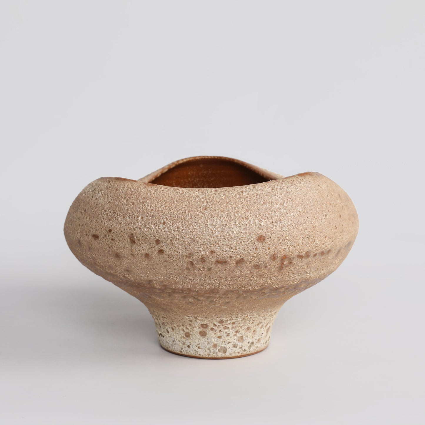 Handcrafted Ceramic Earth Tide Bowl – 32cm