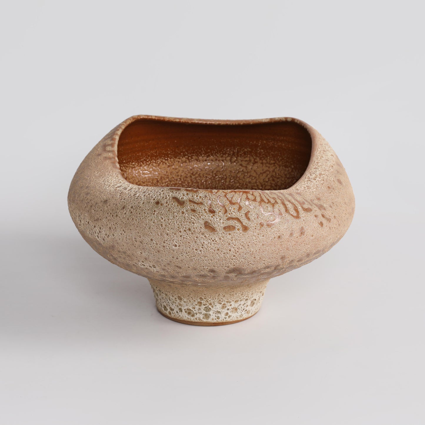 Handcrafted Ceramic Earth Tide Bowl – 32cm