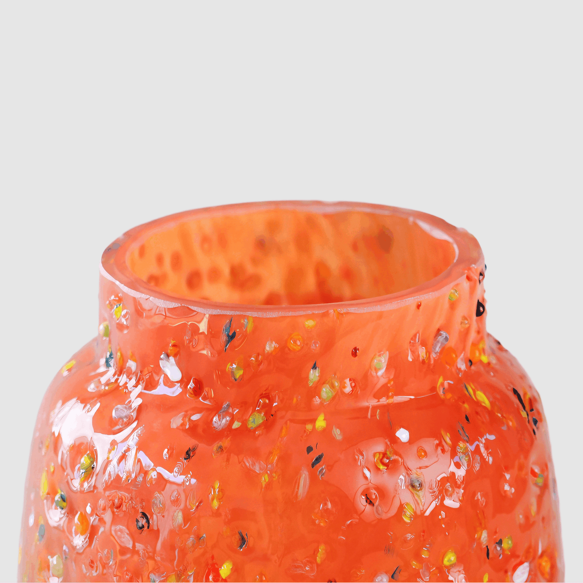 Handblown Glass Ember SpeckleVase – 17cm - VASCAPE