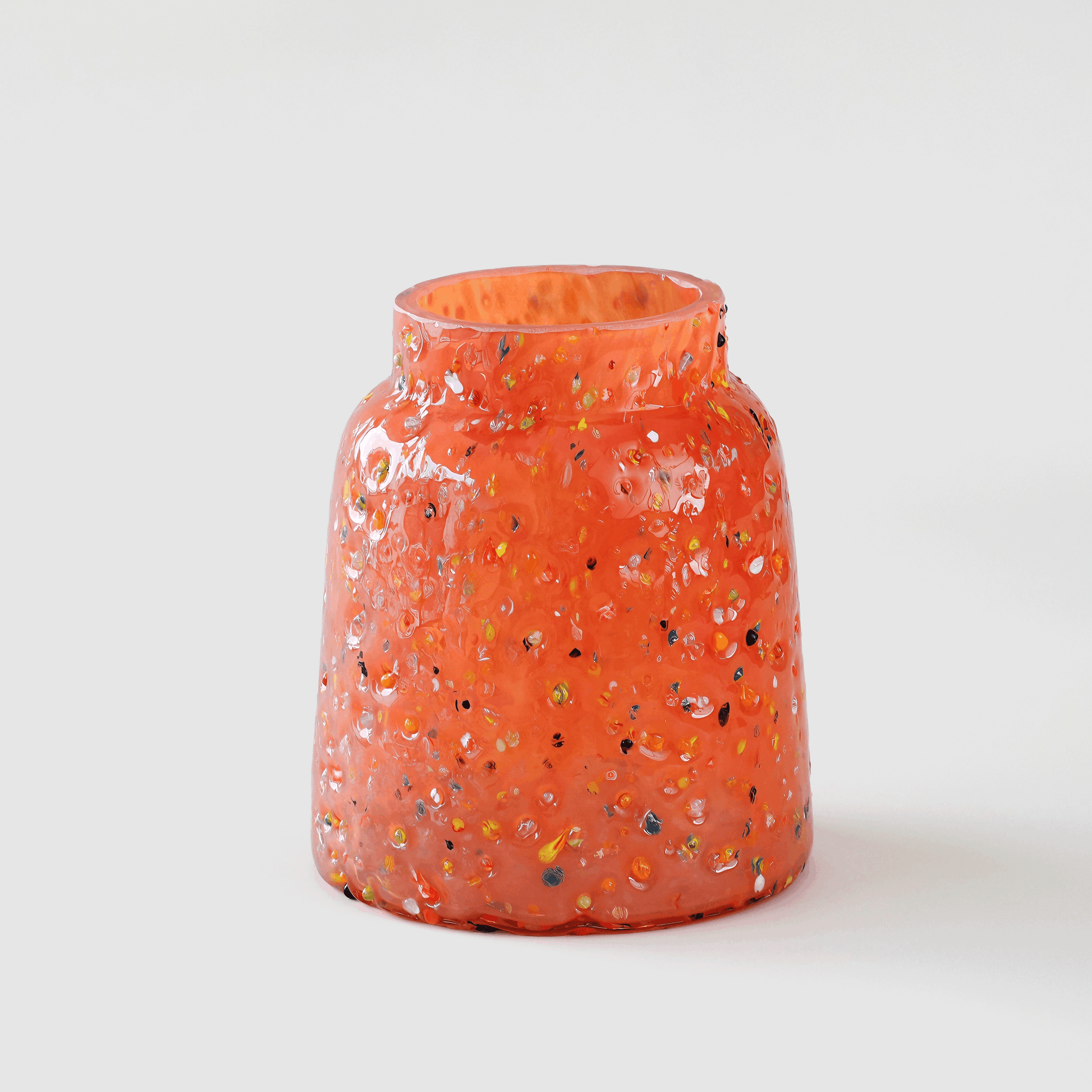 Handblown Glass Ember SpeckleVase – 17cm - VASCAPE