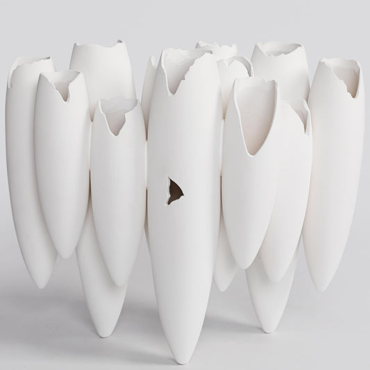 Hand-finished Ceramic Colony Vase – 30.5cm