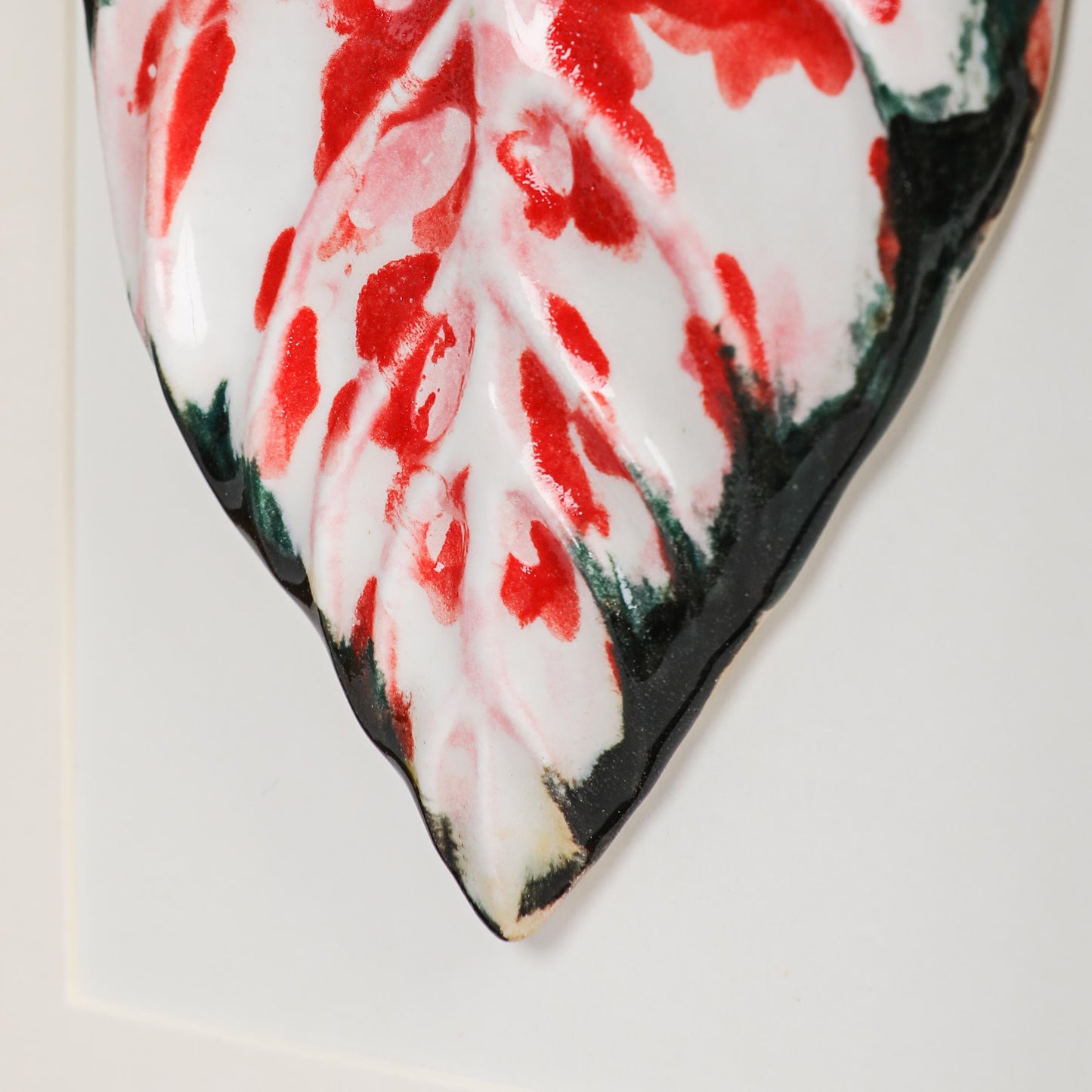 Handmade Framed Ceramic Leaf Decor 11 – H22cm