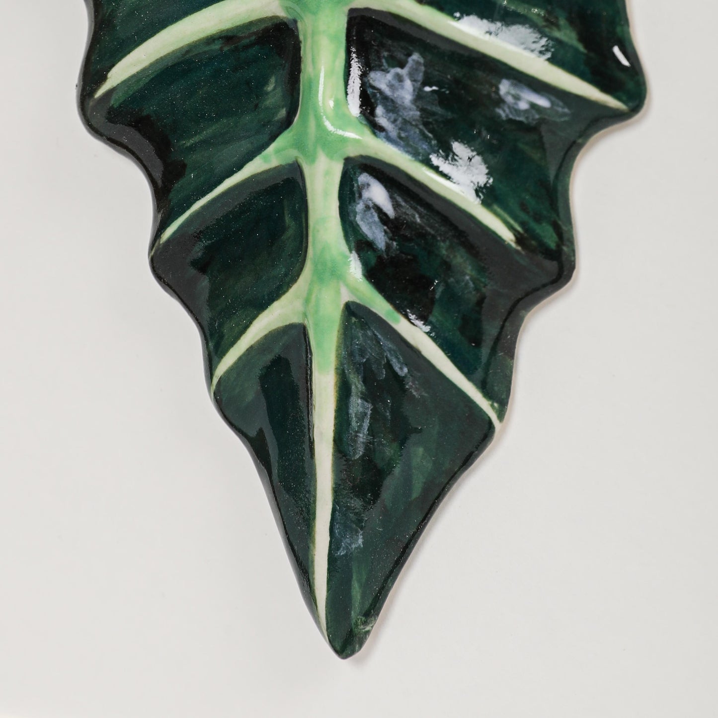 Handmade Framed Ceramic Leaf Decor 17 – H27cm