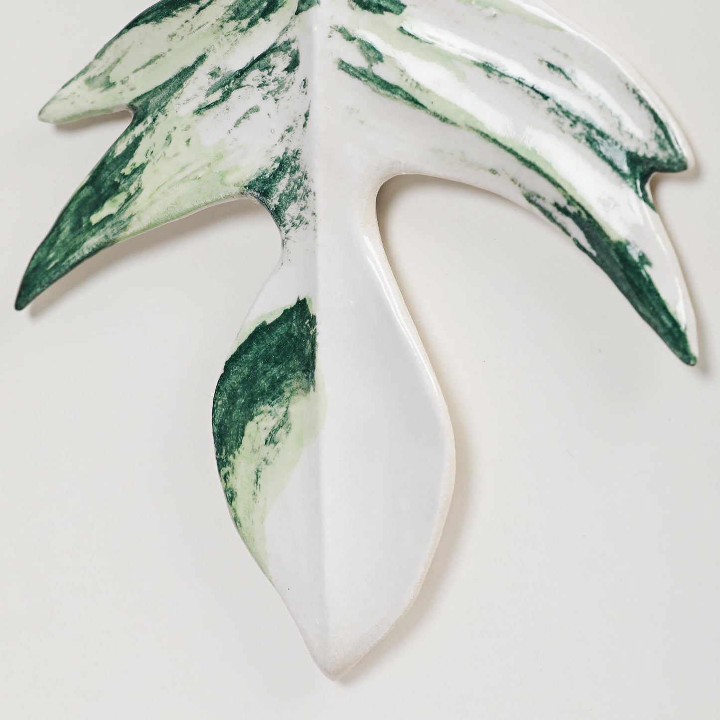 Handmade Framed Ceramic Leaf Decor 20 – H27cm