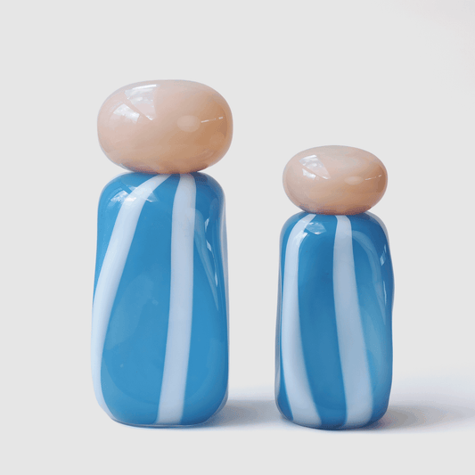 Handblown Glass Luna Duo Vase - VASCAPE