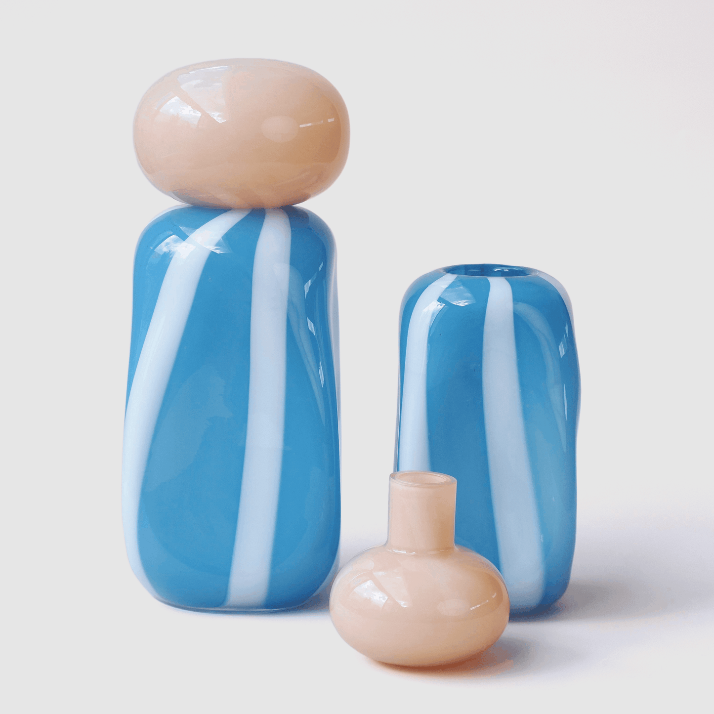 Handblown Glass Luna Duo Vase - VASCAPE